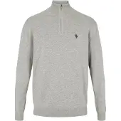 U.S. POLO ASSN. Pullover 'UMBRISON' grå-meleret