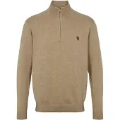 U.S. POLO ASSN. Pullover 'UMBRISON' beige-meleret