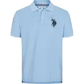 U.S. POLO ASSN. Bluser & t-shirts 'UMALFREDO' natblå / lyseblå
