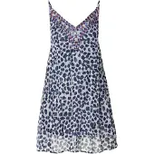 KOROSHI Sommerkjole blå / navy / pastelblå / burgunder