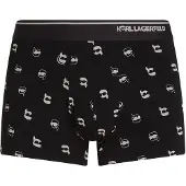Karl Lagerfeld Boksershorts 'Ikon' greige / sort / offwhite