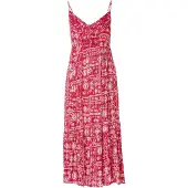 KOROSHI Sommerkjole grenadine / hvid