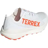 Adidas - Trail løbesko - Terrex Agravic Speed Dash Grey/Impact Orange/Ftwr White til Unisex - Størrelse 8 UK - Hvid