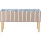 Bloomingville Bogkasse - Salam - 90 cm - Brun m. Striber - - OneSize - Opbevaring