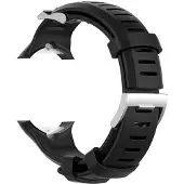 INF Silikone armbånd til Suunto D6 Dive/D6i NOVO/D6i ZULU Black