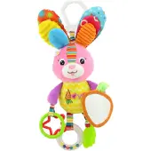 Happy Baby Activity Hanger Rabbit Pink