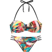Bruno Banani Bikini turkis / gul / orange / sort