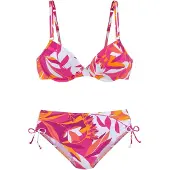 Sunseeker Bikini orange / hindbær