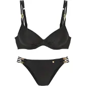 Jette Bikini guld / sort