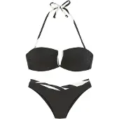 French Connection Bikini sort / hvid