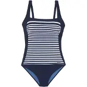 LASCANA Badedragt marin / hvid