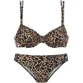 LASCANA Bikini beige / sort