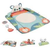 Fisher-Price 3-i-1 Blød Panda Tæppe Til Spark Og Leg