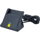 Deltaco UCR-156 - SMART-kortlæser - USB - sort