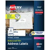 Avery AVE5522 - Weather Proof Mailing Label