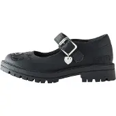 Next Sandaler 'Lilo & Stitch' mørkegrå / sort / hvid
