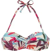 LASCANA Bikinioverdel creme / lyseblå / mørkegrøn / lilla / pink