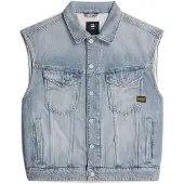 G-Star Relaxed Denim Vest - Light blue - Women