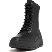 FitFlop Fitfloptil kvinder. GM4-090 F-Mode ankelstøvler i læder, sort (39), 3-5 cm, Lynlås, Casual