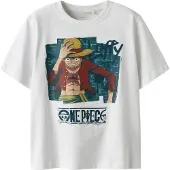 Name it Shirts 'NKMJob' safran / petroleum / carminrød / hvid
