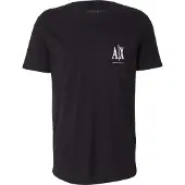 Armani Exchange Bluser & t-shirts sort / hvid