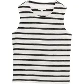 Tom Tailor Knitted Crew Neck ærmeløs T-shirt