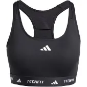 Adidas Sports Bh Techfit - Sort Kvinde, størrelse X-Small