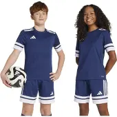 Adidas Spilletrøje Squadra 25 - Mørkeblå/Hvid Børn, størrelse 128 cm
