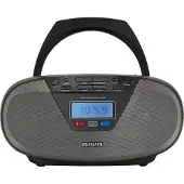 Aiwa BBTU-400BK, Analog & digital, FM, Afspiller, CD, CD-R, CD-RW, Top, 6 W