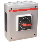 ABB Sikkerhedsafbryder 38A 3P+hjælpekontakt OTP36T3M1 Sort greb