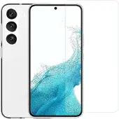 Saii 2-i-1 Samsung Galaxy S23 5G TPU Cover & Hærdet Glas