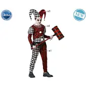 Atosa Harlekin Halloween-børnekostume