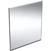 Geberit Spejl option plus sort m/lys 600x700mm