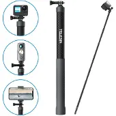 Telesin Selfie stick 3 m lang selfie stick i kulfiber GP-MNP-300-3