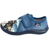 Beck Hjemmesko 'Spinosaurus' blue denim / antracit / stone / hvid