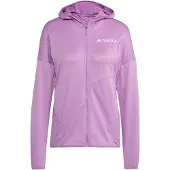 Adidas - Vandretøj dame - Xperior Light Fleece Hooded Jacket W Preloved Purple til UnisexUld - Størrelse M - Lilla