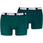 Puma Men's Boxers (2-Pack), Clothing, Green/Blue, M