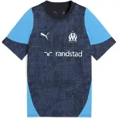 Puma Olympique de Marseille Training Jersey Youth, Clothing, Navy/Azure, 9-10Y