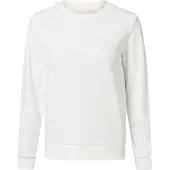 Gant Ganttil kvinder. 4202586 Tonal Shield sweatshirt med rund hals i råhvid (XS), Casual, Bomuld