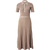 Michael Kors Strikkjole 'FIT N FLARE' mokka