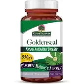 Natures Answer , Guldenseal Rod, 550 mg, 50 Vegetariske Kapsler