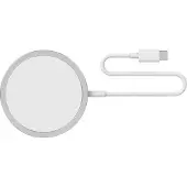Sinox PRO magnetisk trådløs oplader 15W. 1m. Hvid