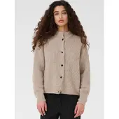 Gestuz Cardigan 'AlphaGZ' beige-meleret