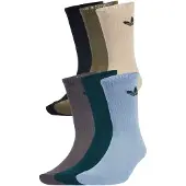 Adidas Originals Trefoil Cushion Crew Sokker, 6 Par, størrelse 43-45