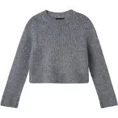 LMTD Pullover 'NLFKLEAVE' grå-meleret