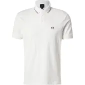 Armani Exchange A|X Armani Exchangetil mænd. XM001289AF10363U0009 Skræddersyet polo (XL), Hvid, Casual, Bomuld, Korte ærmer