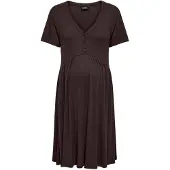 ONLY Maternity Kjole 'OLMCamoni' choko