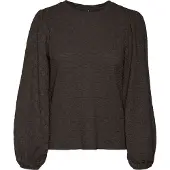 Vero Moda Bluse 'VMFlower' mørkebrun