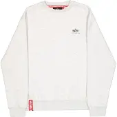 Alpha industries Sweatshirt sort / hvid-meleret