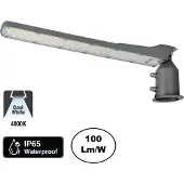 Grundfos 100W LED gatvės šviestuvas FLAMINGO, pilkas, 4000K